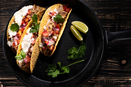 top-view-delicious-tacos-with-meat